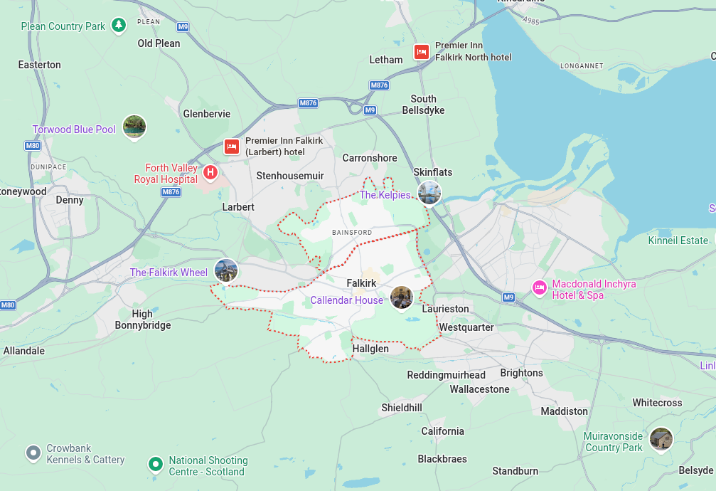 Central Scotland & Glasgow – Areas we serve