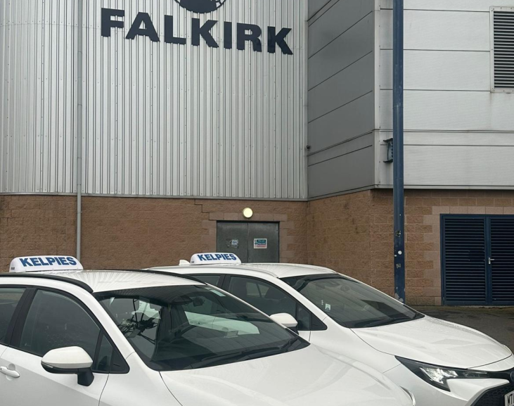 Kelpies Cabs taxis in Falkirk